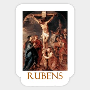 Christ on the Cross (1627) by Peter Paul Rubens Sticker